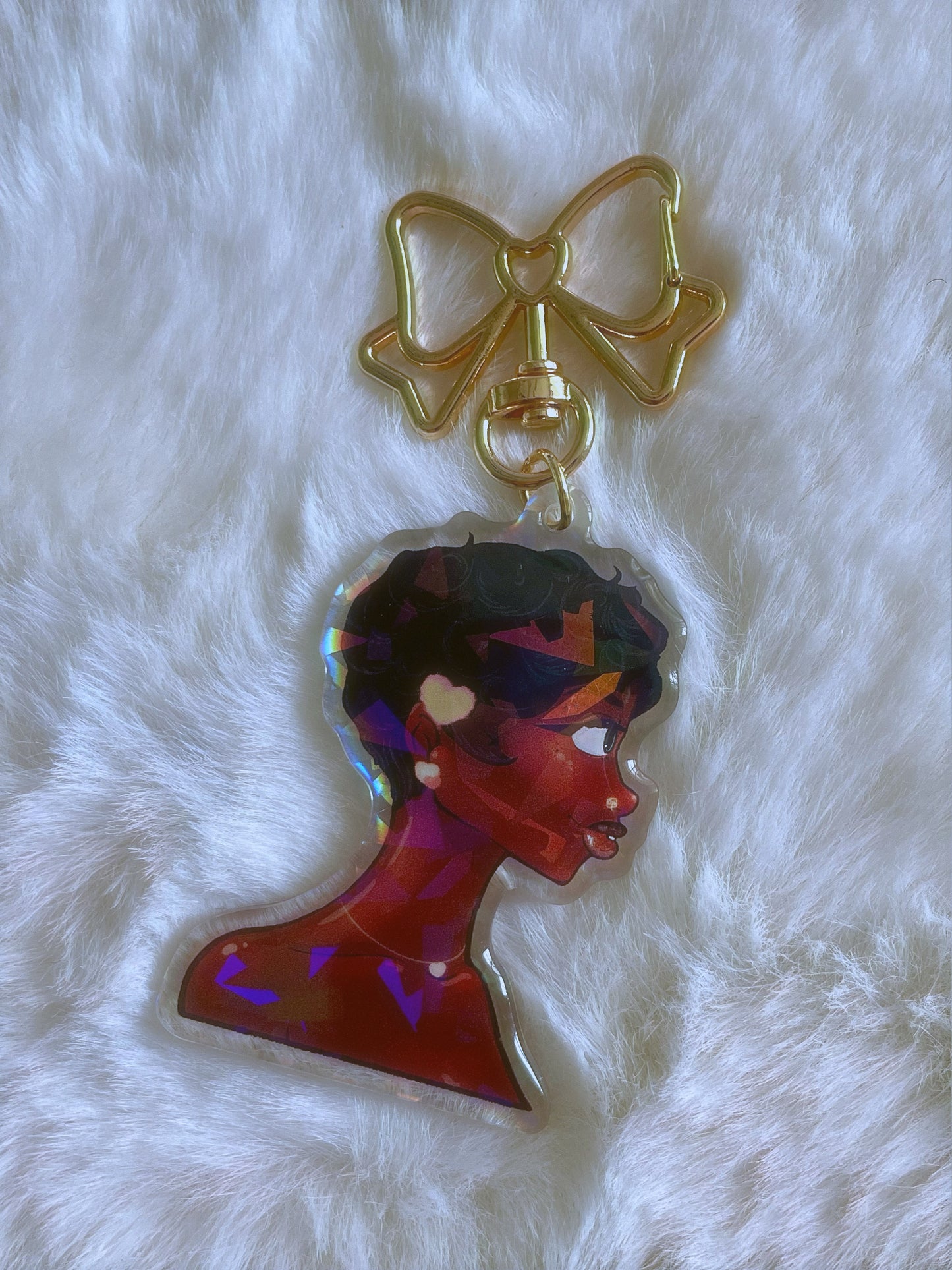 Original Nini Girl Signature Keychain