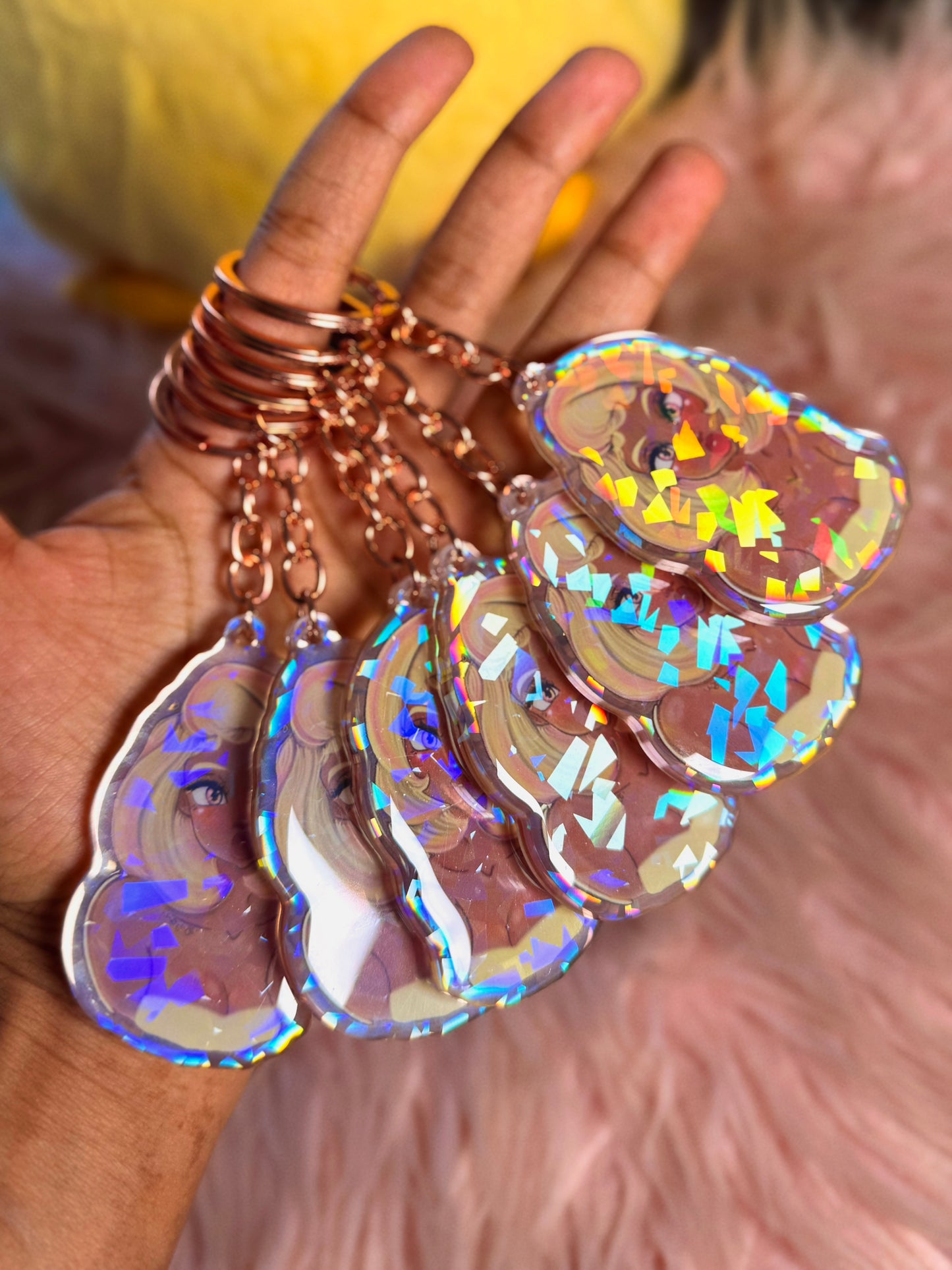 Star Girl Keychain