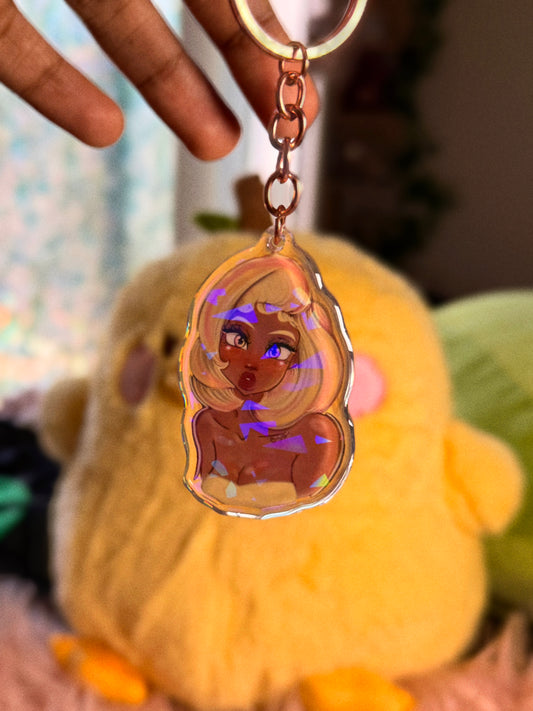 Star Girl Keychain