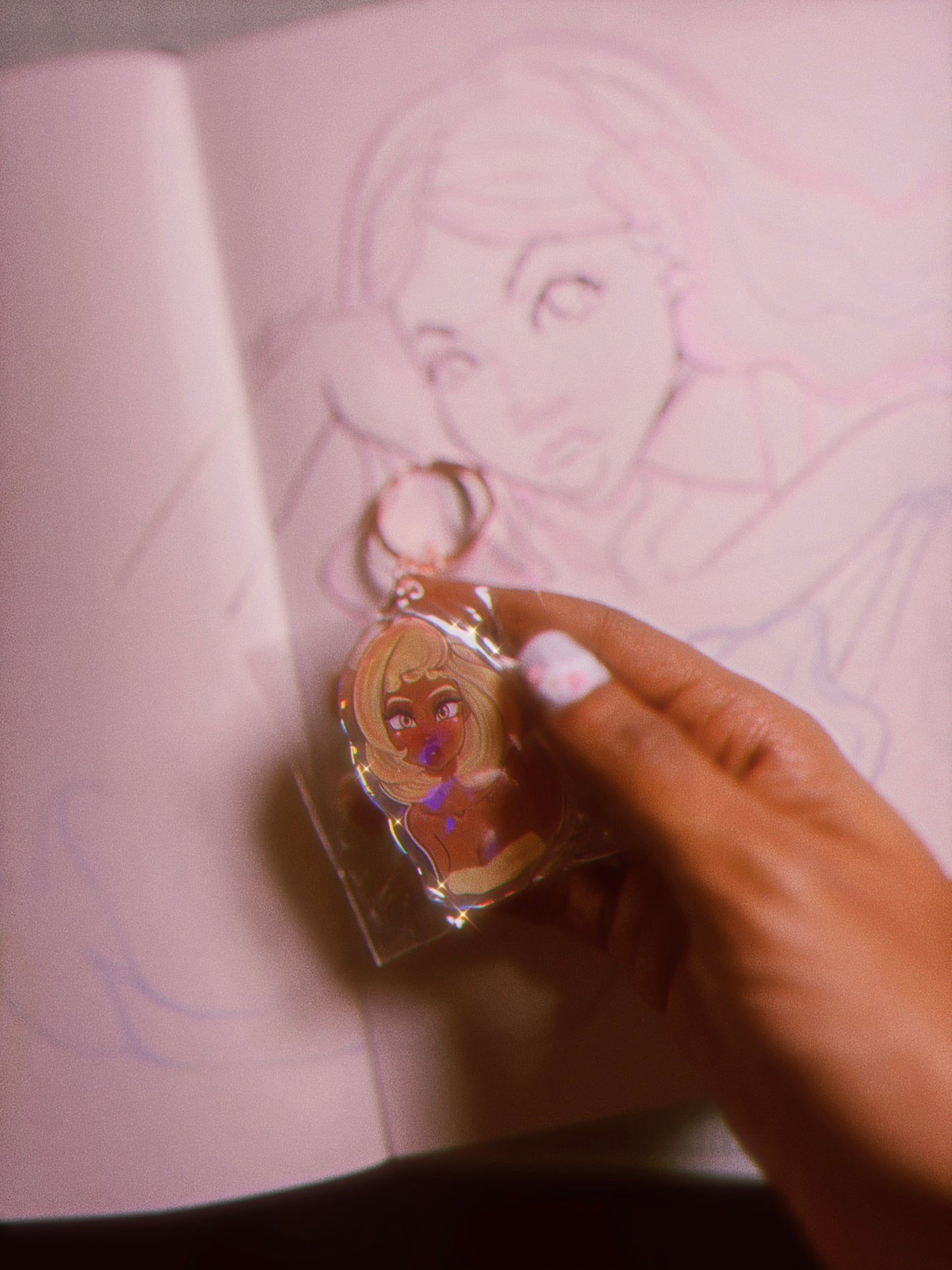 Star Girl Keychain