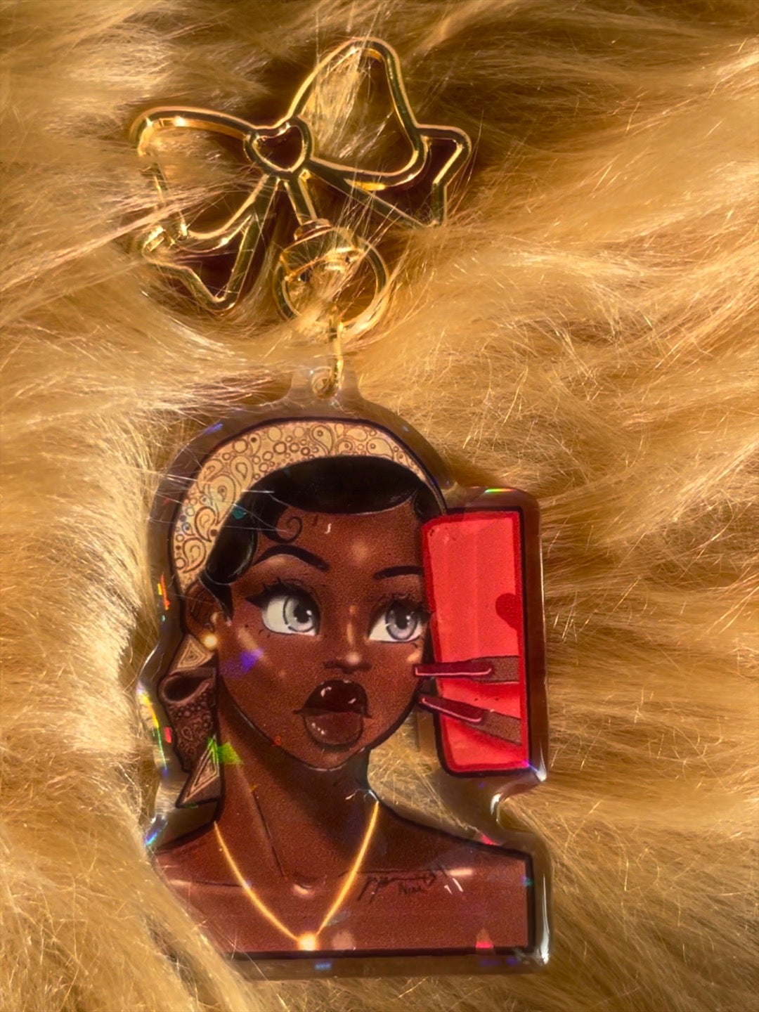 Mirror Selfie Babe Keychain