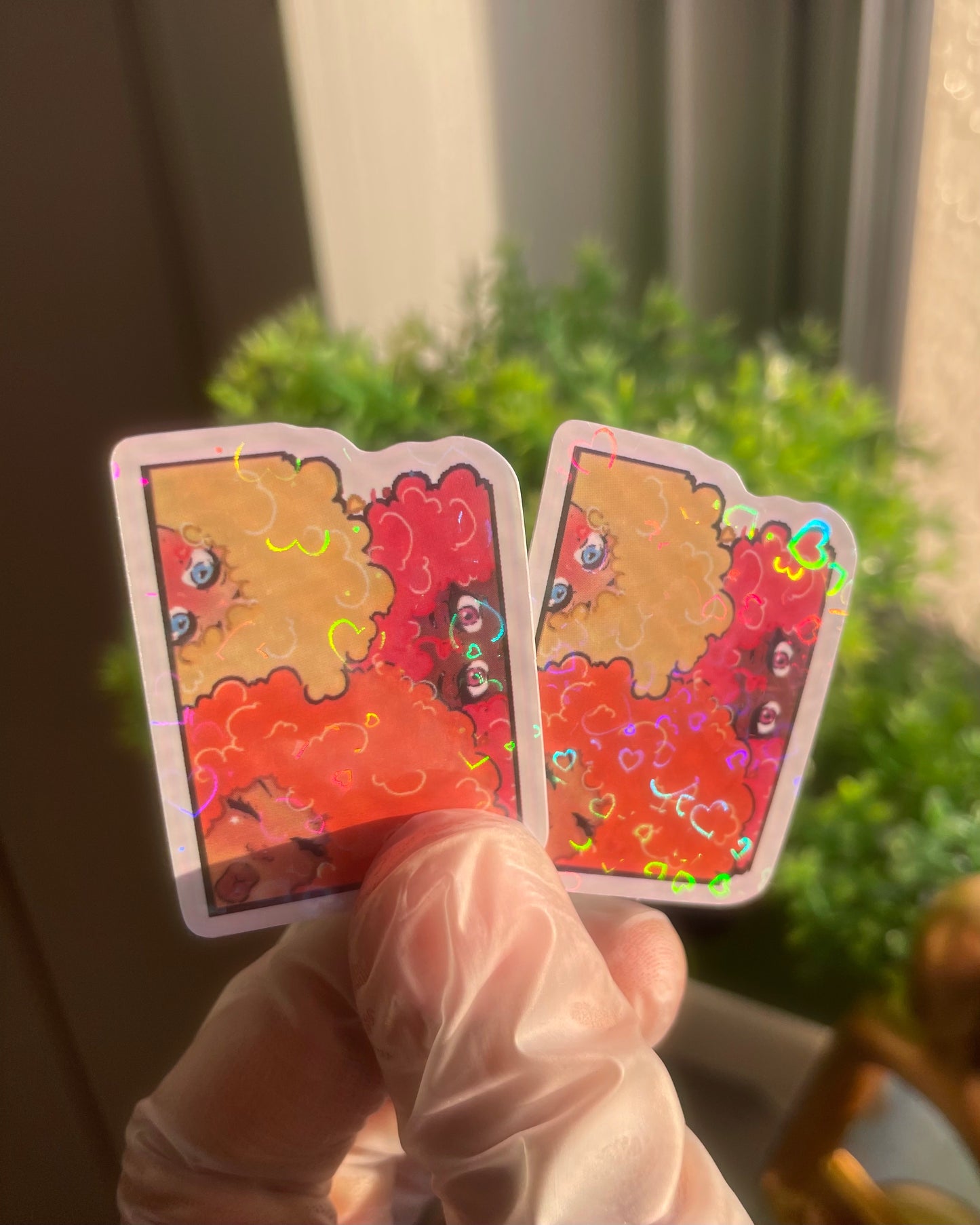 Besties Forever Glitter Sticker
